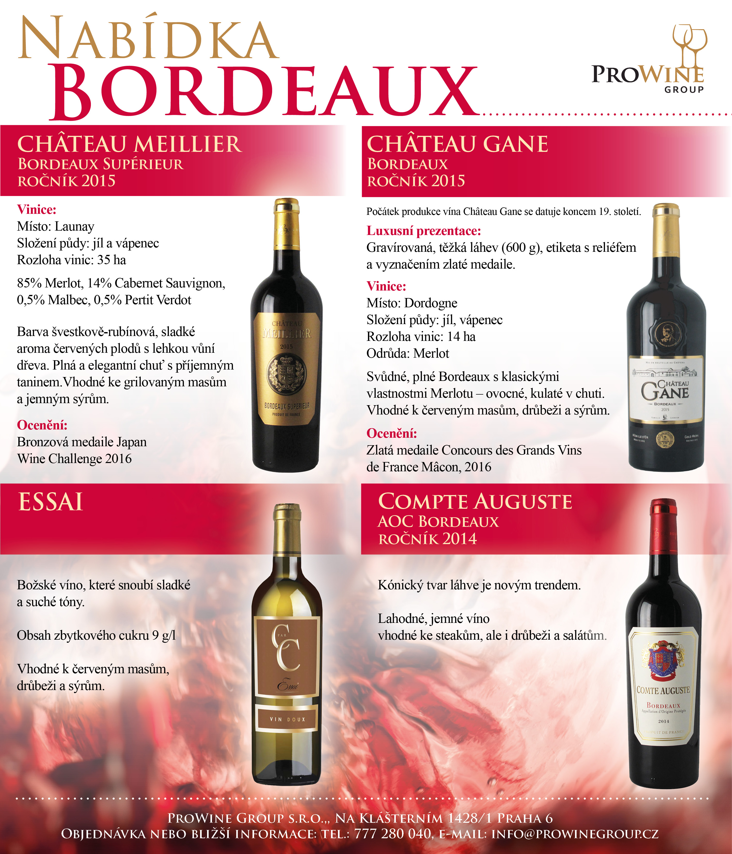 nabídka Bordeaux